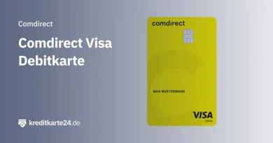 Comdirect Visa Debit Kreditkarte